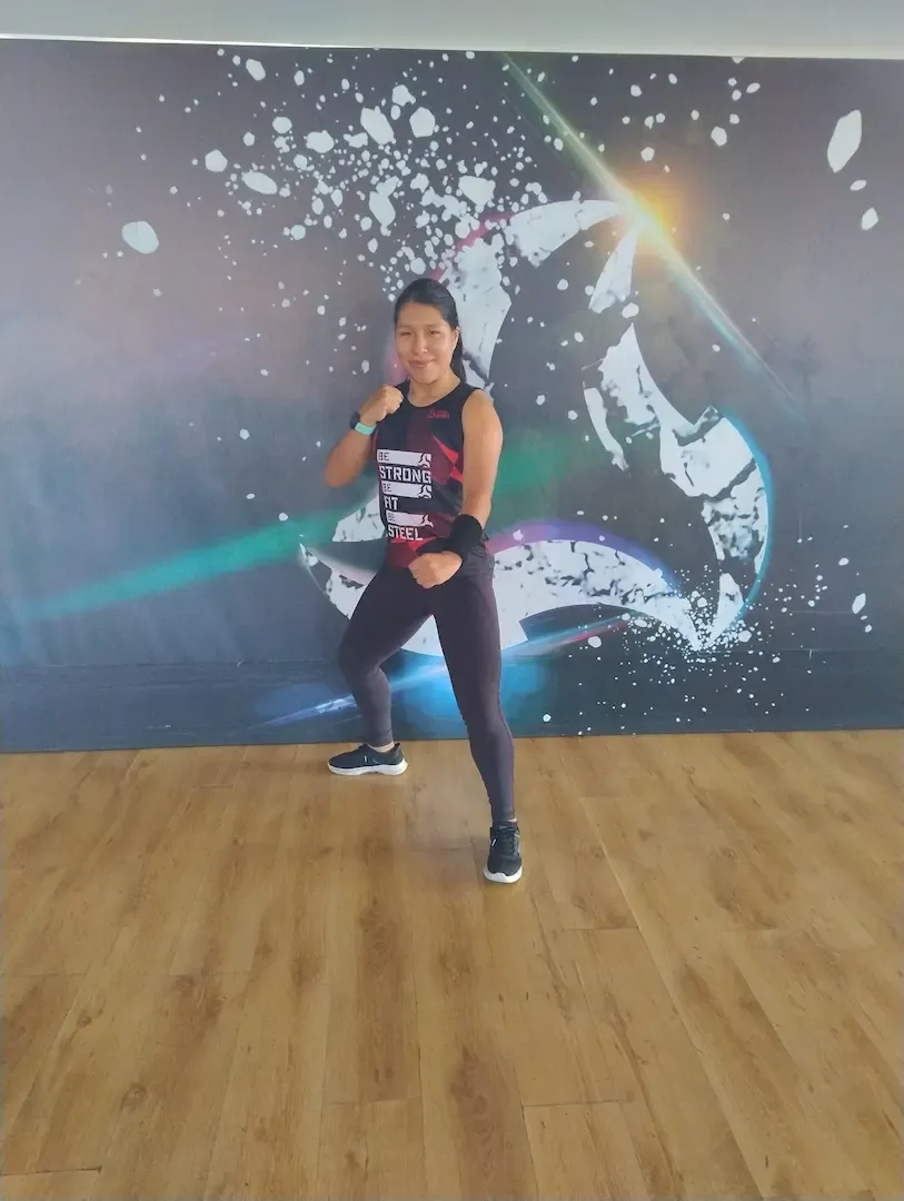 Danitza Perez Instructor Personal de Steel Jump, Steel Training y Steel Combat del Gimnasio Innova Fitness Club de Arica